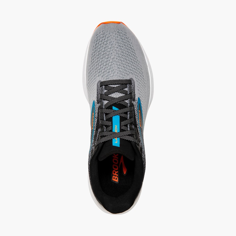 Chaussures Running Route Brooks Launch 10 Blanche Noir Homme | APF-9483744